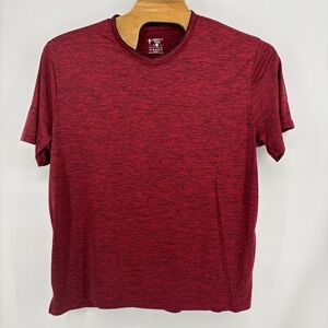 Liberty Pro Performance T-Shirt Mens XXL Red Excellent Heathered V-Neck Tee